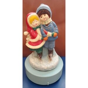 Vintage Musical Ice Skating Children Hong Kong See Description